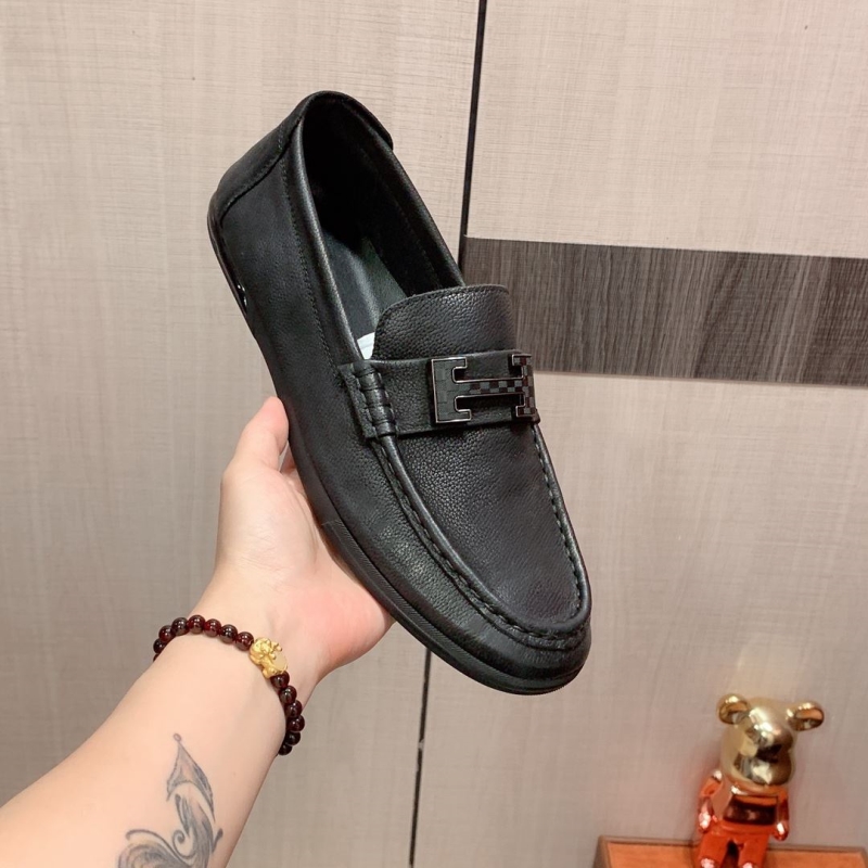 H**mes leather shoes